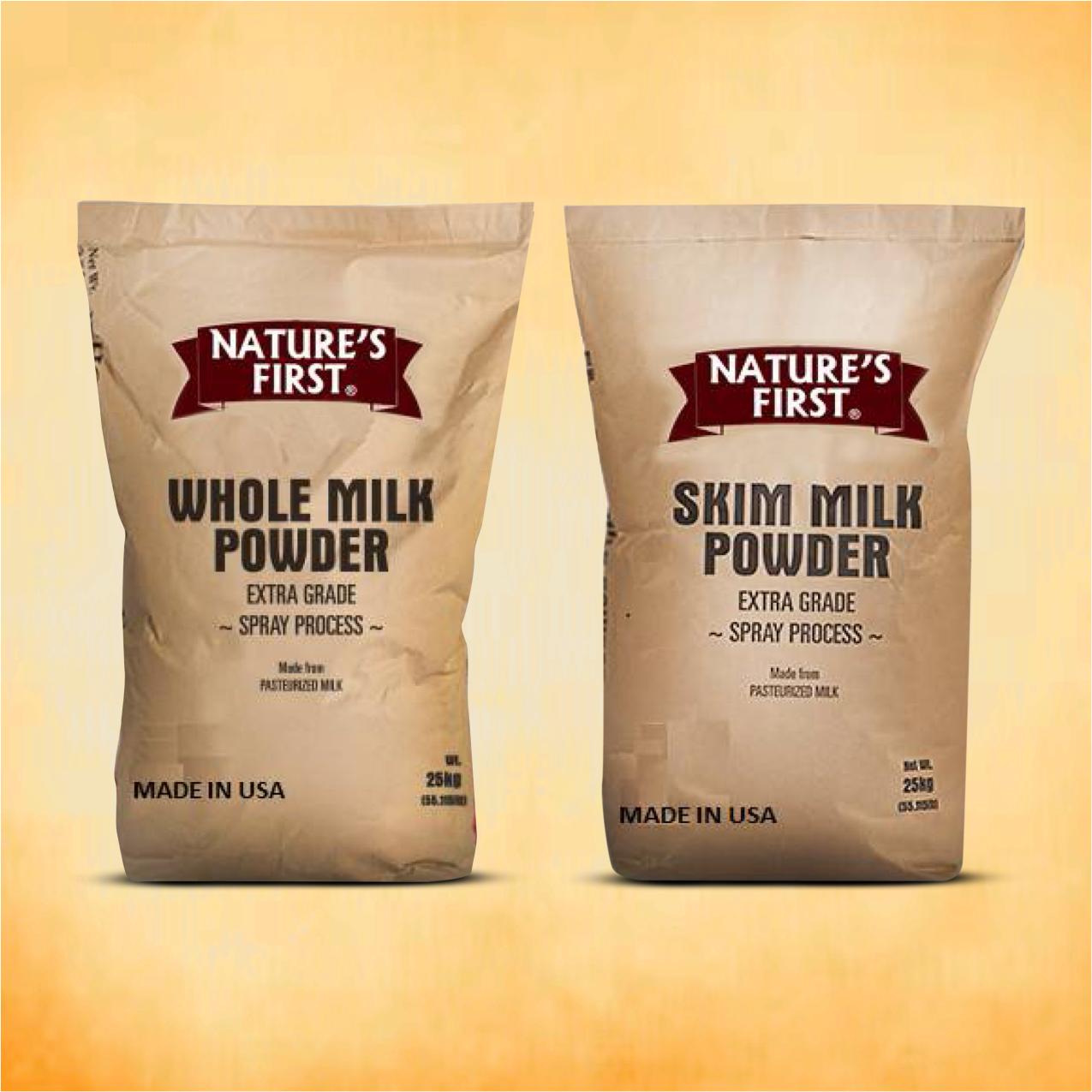 Whole Milk Powder & Skim Milk Powder Bags